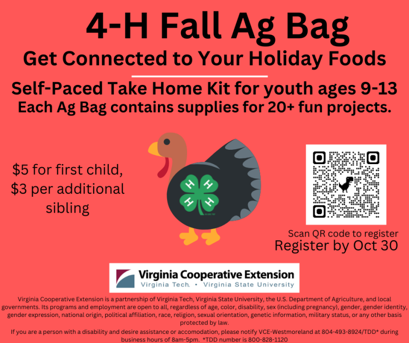 2024 4-H Fall Ag Bag